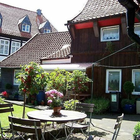 Altes Tageloehnerhaus Von 1510 Mit Garten Und Parkplatz Goslar Dış mekan fotoğraf